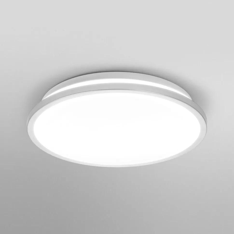 OSRAM LED-loftlampe BATHROOM, krom, Ø 30 cm, IP44, CCT