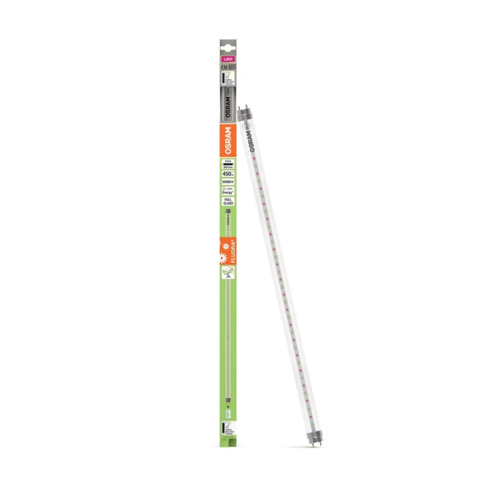 OSRAM LED-plantepære T8 6,6W rør Fluora 2,500K 60cm