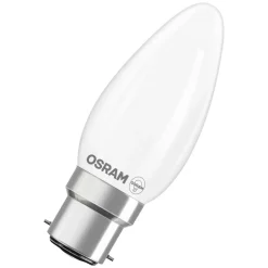 OSRAM LED-pære, B22d, 1,8 W, mat, 2.700 K