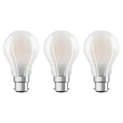 OSRAM LED-pære B22d Classic 827 6,5W 3'er sæt