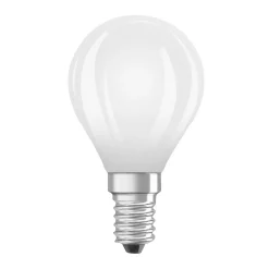OSRAM LED-pære dråbe E14 1,2W mat 2700K 255lm