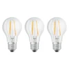 OSRAM LED-pære E27 Classic fil. 840 6,5 W, klar, 3
