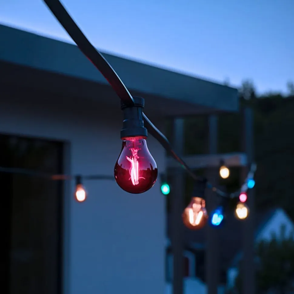 OSRAM LED-pære E27 Star Décor Cla A 2,5W, grøn