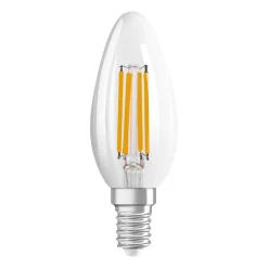 OSRAM LED-pære E14 4W GLOWdim klar