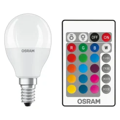 OSRAM LED-pære E14 4,9W Star+ drop matt Fjernbetjening