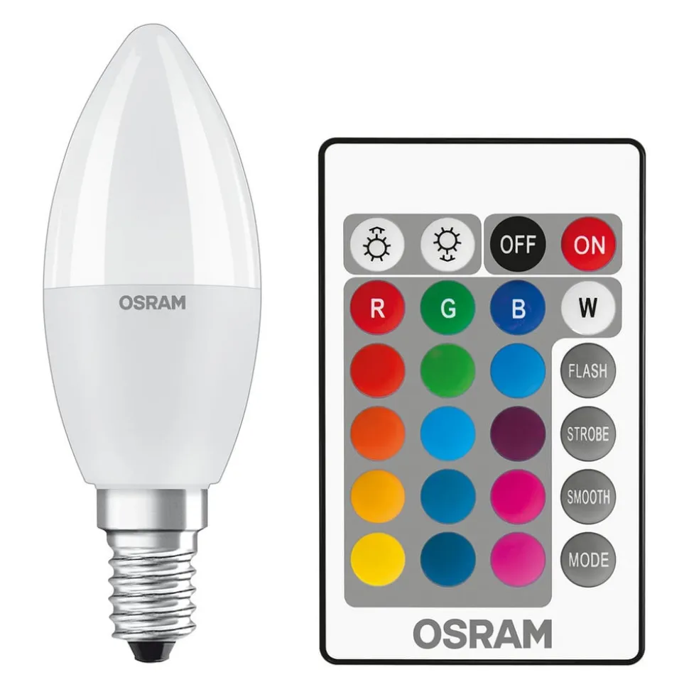 OSRAM LED-pære E14 5,5W Star+ kerte remote