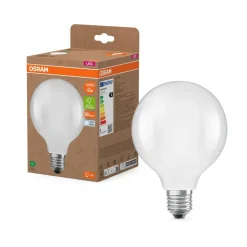 OSRAM LED-pære Globe G95 E27 5W mat 4.000K