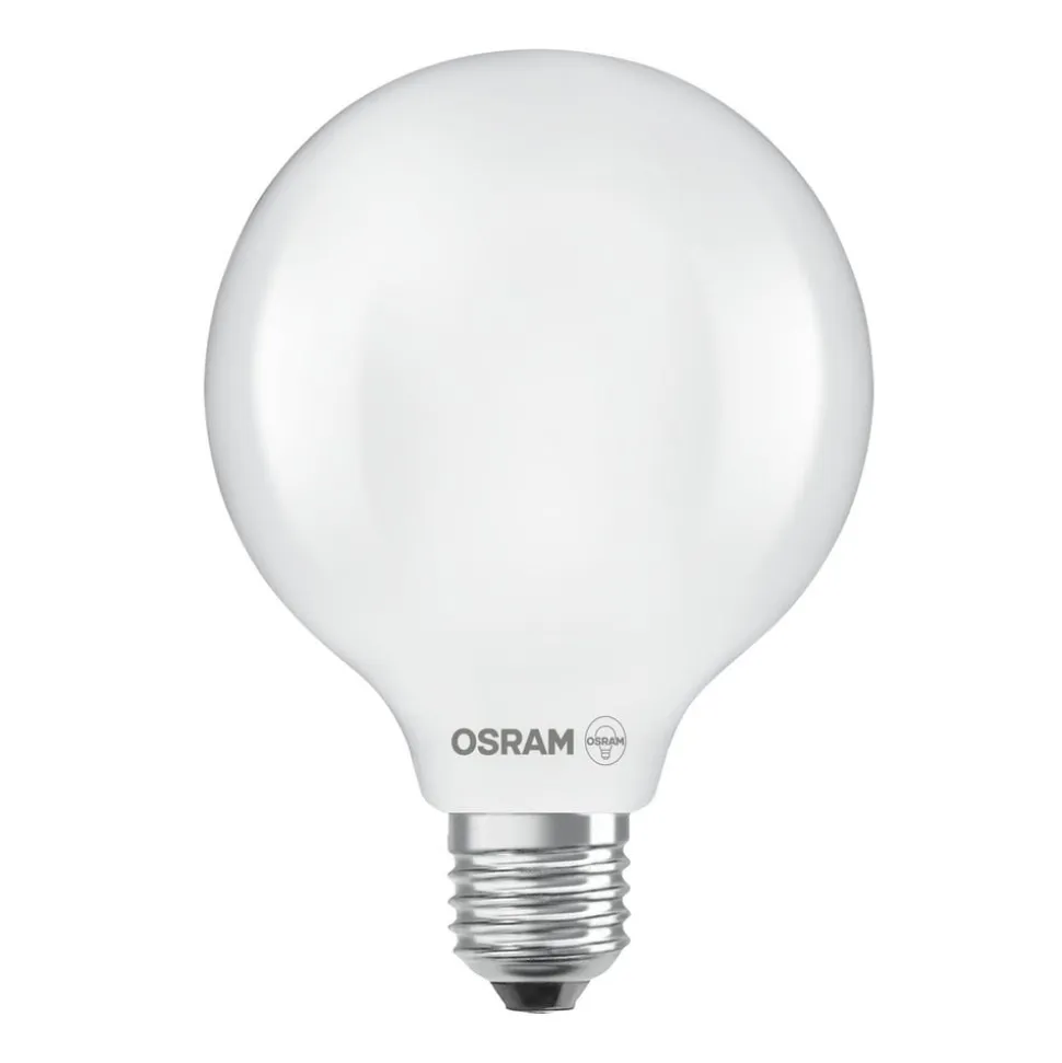 OSRAM LED-pære Globe G125 E27 7,2W mat 2.700K