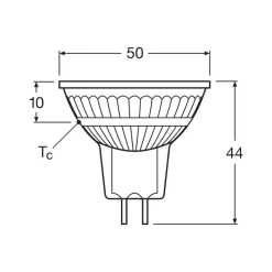 OSRAM LED-reflektor GU5.3 sæt med 3, 6,5 W, 12 V, 2.700 K, 36°