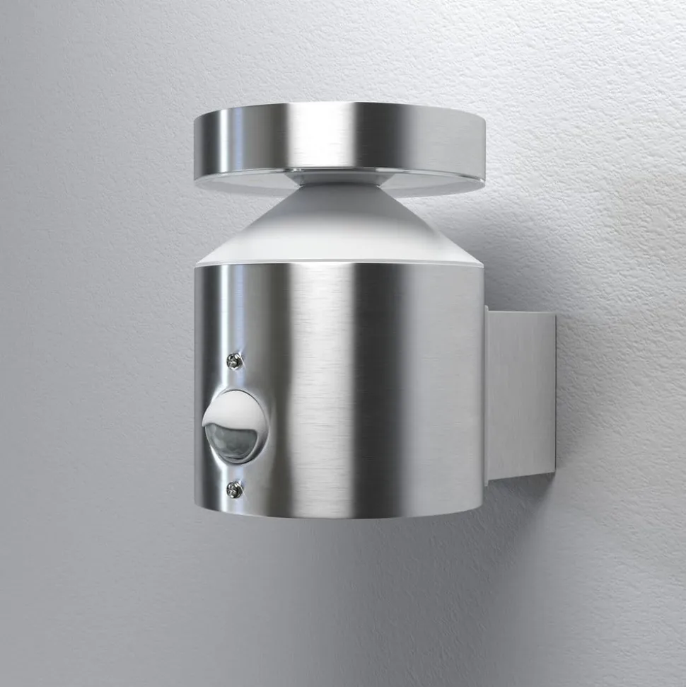 OSRAM LED-sensor-udendørs væglampe ENDURA STYLE CYLINDER, stål