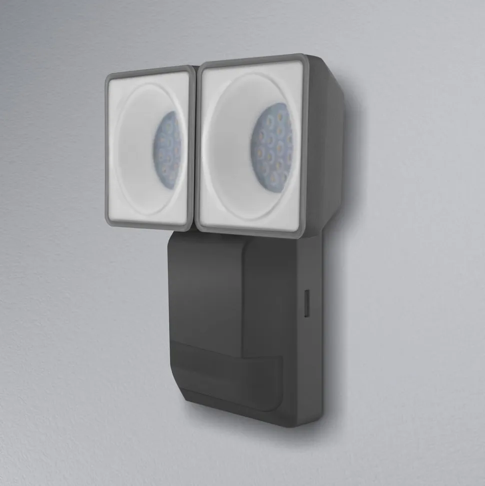 OSRAM LED-sensor-udendørs vægspot ENDURA PRO, grå, IP55