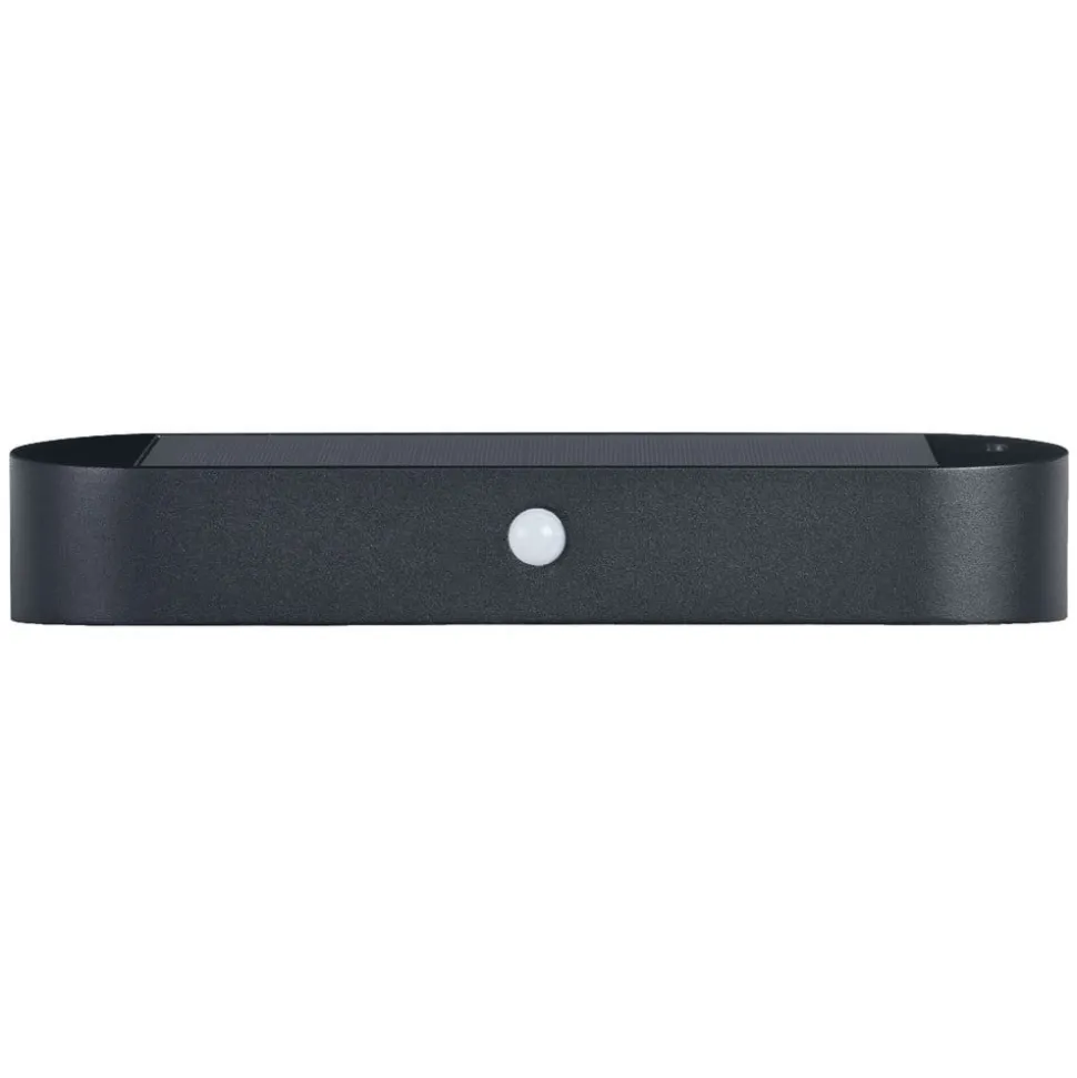 OSRAM LED-sensor-væglampe ENDURA STYLE SOLAR OVAL 34 cm 830