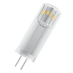 OSRAM LED-stiftsokkelpære G4 1,5W 2.700K klar 2-pak