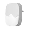 OSRAM LED-stikkontakt-natlampe LUNETTA WAVE, hvid, sensor