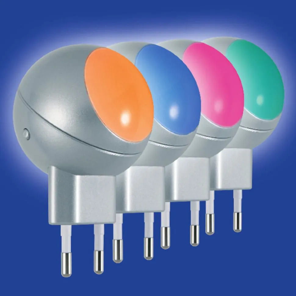 OSRAM LED-stikkontaktnattelys LUNETTA SHINE, RGBW, hvid