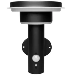 OSRAM LED-væglampe ENDURA STYLE SOLAR DOUBLE CIRCLE sort