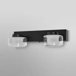 OSRAM LED-væglampe ORBIS FLAME, sort, 2 lyskilder, CCT IP44