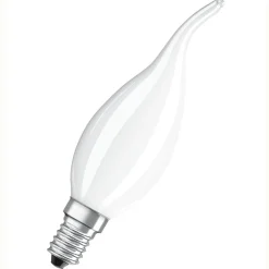OSRAM LED-vindstødpære E14 4 W 827, dæmpes, mat
