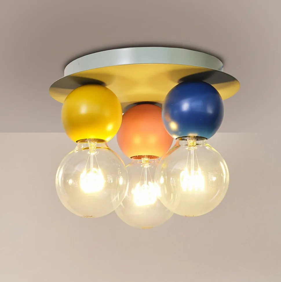 OSRAM loftlampe Decor Bubble, 3 lyskilder, stål, farvet, E27