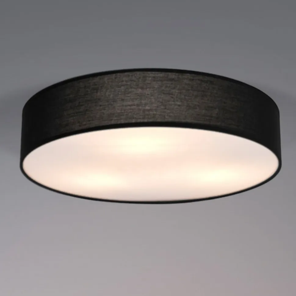 OSRAM loftlampe ORBIS PARIS, sort, Ø 40 cm tekstil E27