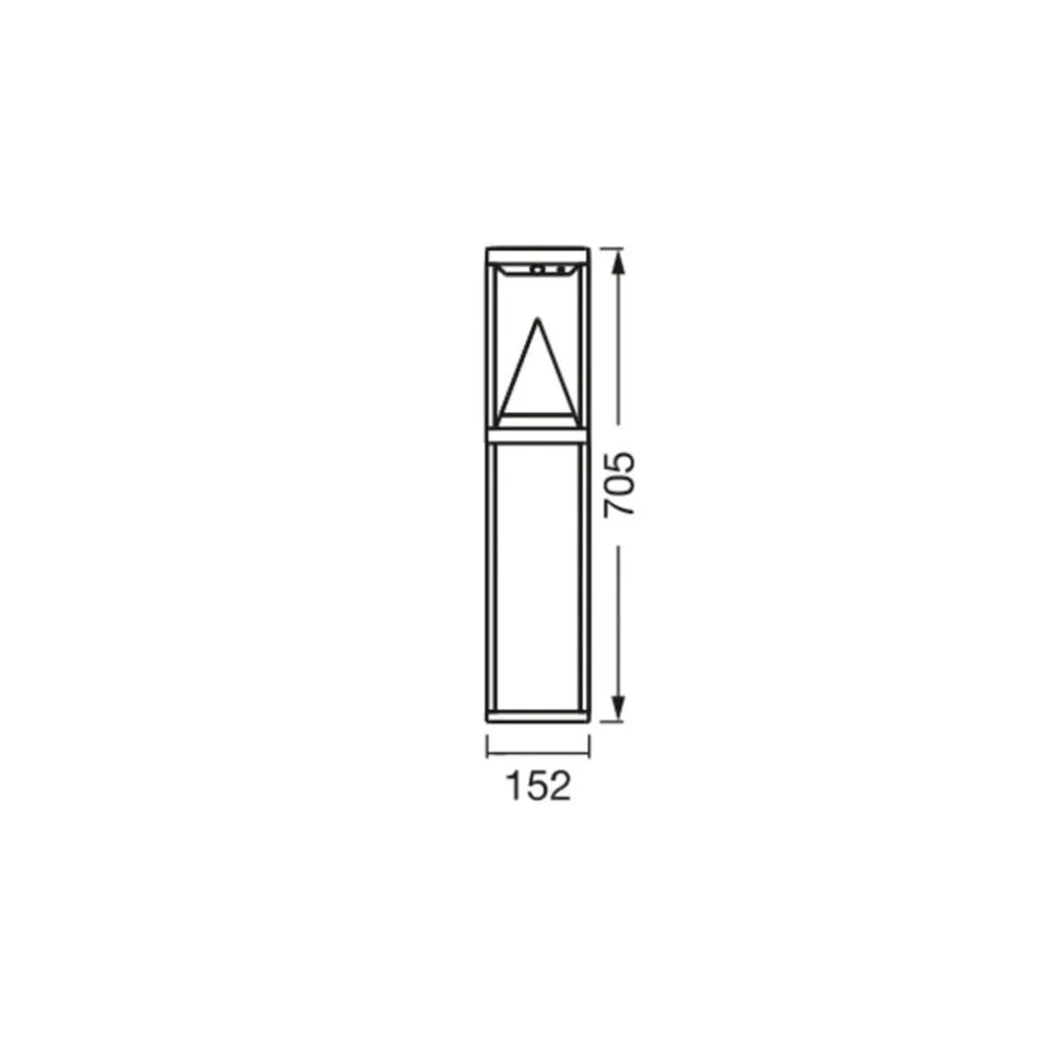 OSRAM SMART+ LED-solcellelampe ALPS, sort sensor IP44