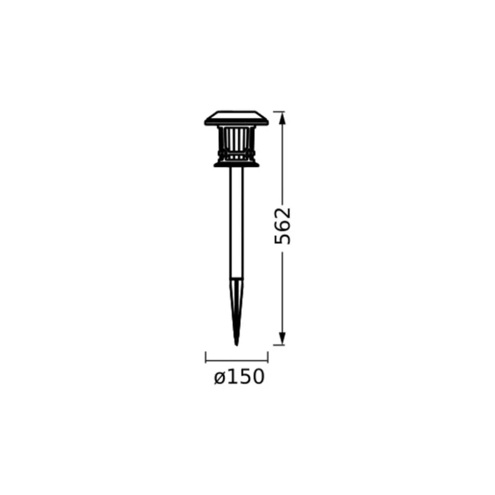 OSRAM SMART+ Solar-LED-lampe med jordspyd, sort RGB CCT IP44