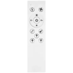 OSRAM SMART+ WiFi LED-loftventilator CYLINDER, grå, støjsvag