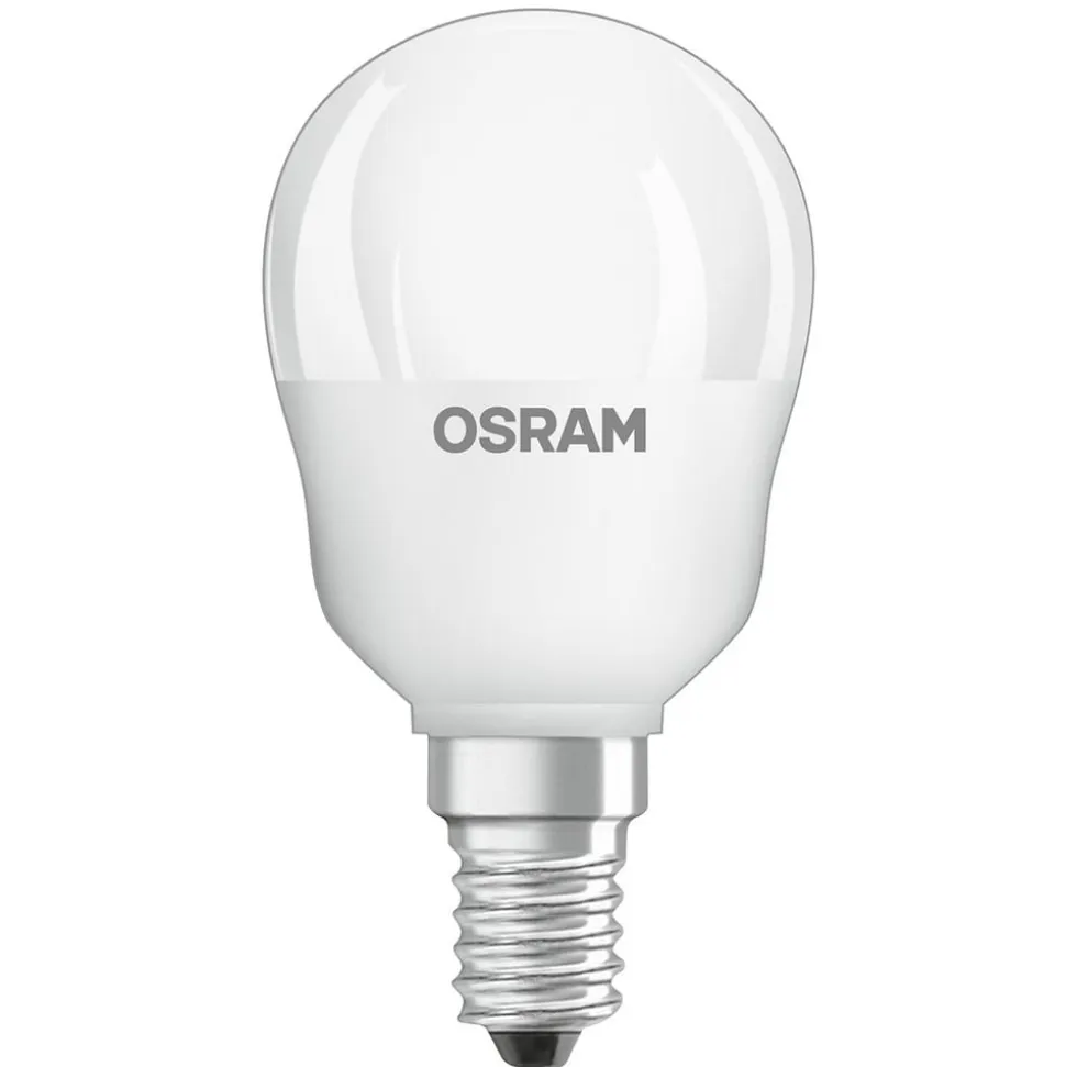 OSRAM Star+ LED-pære E14 4,2 W dråbe fjernbet. mat