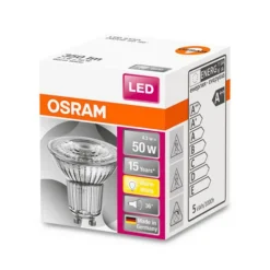 OSRAM Star LED-reflektor GU10 4,3 W varmhvid 36°
