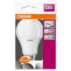 OSRAM Superstar LED-pære E27 10,5 W 827 kan dæmpes
