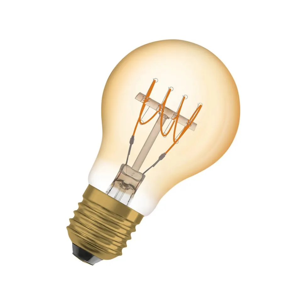 OSRAM Vintage 1906 E27 4,8W LED A60 822 guld dæmpbar
