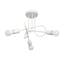Oxford loftlampe, sand, Ø 44 cm, metal, 3 lyskilder, E27