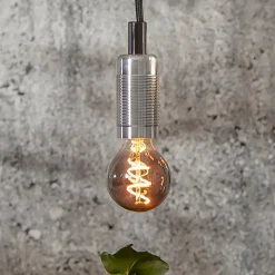 P45 LED-pære E14 3 W 1.800 K, røggrå
