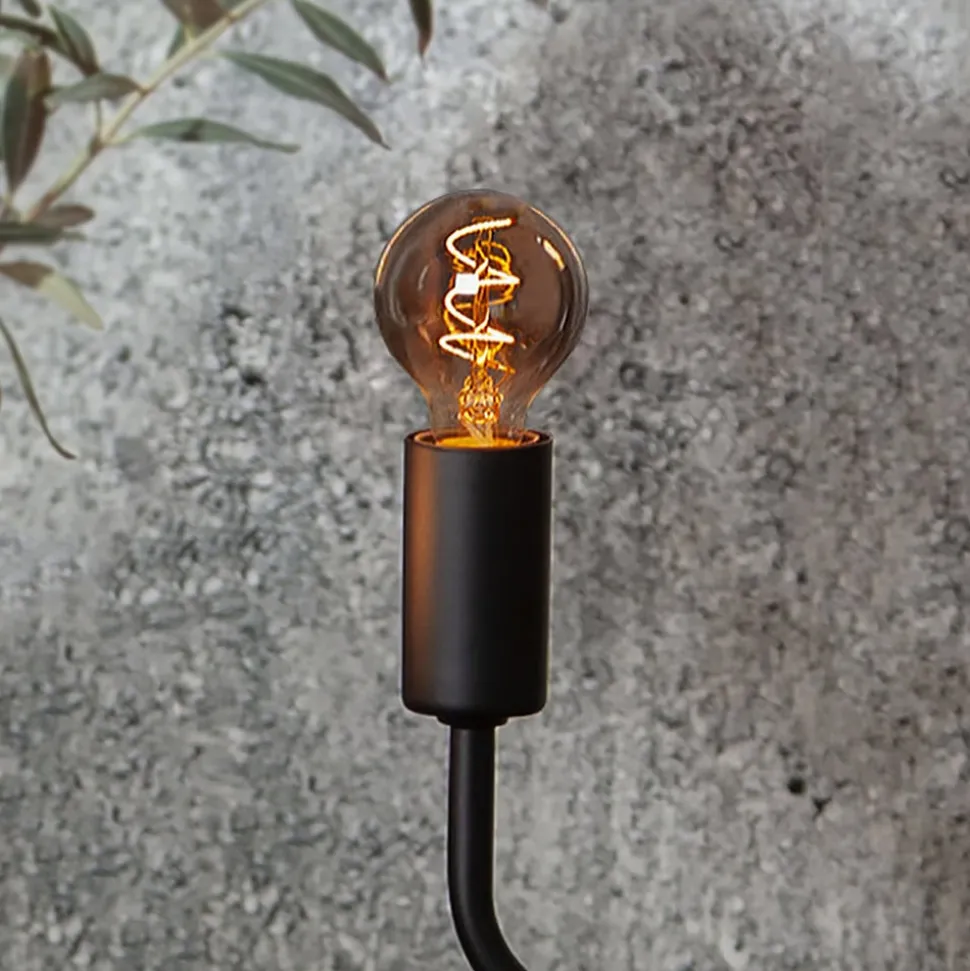 P45 LED-pære E14 3 W 1.800 K, røggrå