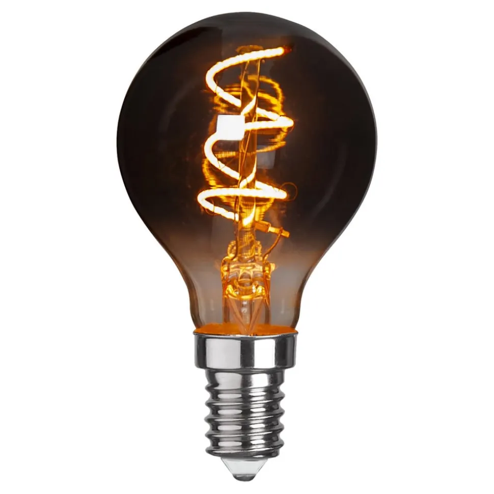 P45 LED-pære E14 3 W 1.800 K, røggrå