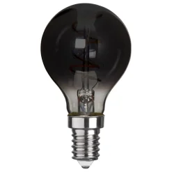 P45 LED-pære E14 3 W 1.800 K, røggrå