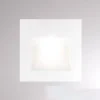 Pan LED-vægindbygningslampe, hvid