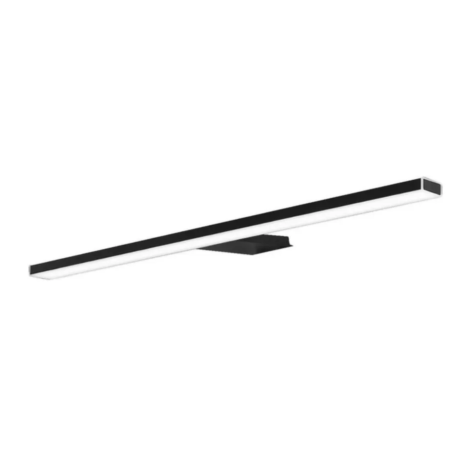 Pandora LED-spejlbelysning, mat sort, 45,8 cm