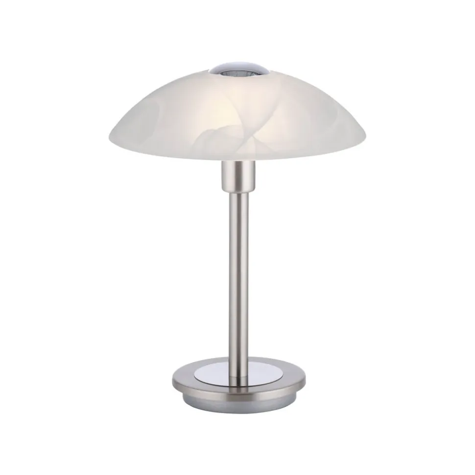 Paul Neuhaus Enova bordlampe, stålfarvet
