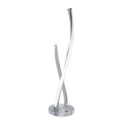 Paul Neuhaus LED-bordlampe Polina, sølv, metal, dæmpbar