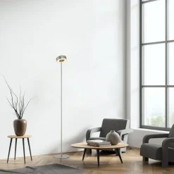 Paul Neuhaus LED-gulvlampe Q-Rotate aluminium 140 cm