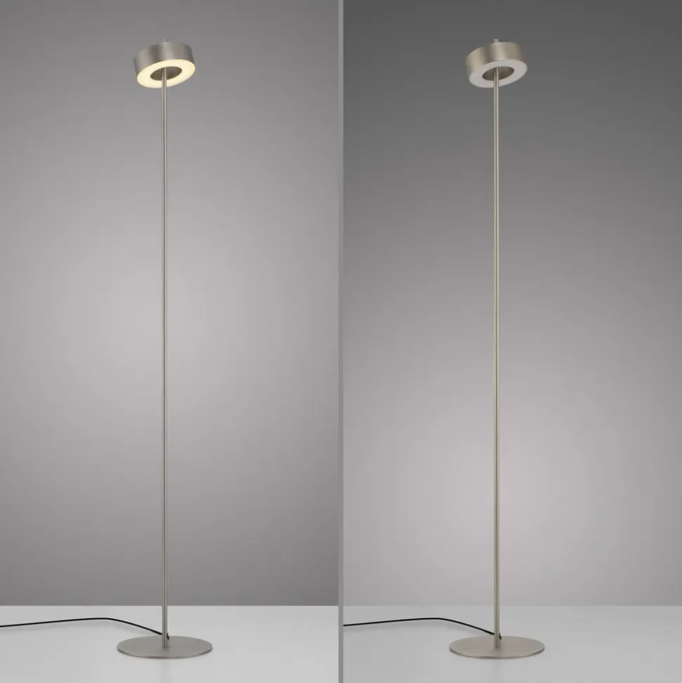 Paul Neuhaus LED-gulvlampe Q-Rotate aluminium 140 cm