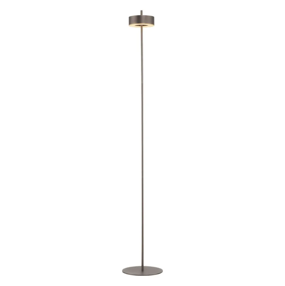 Paul Neuhaus LED-gulvlampe Q-Rotate mørkebrun 140 cm
