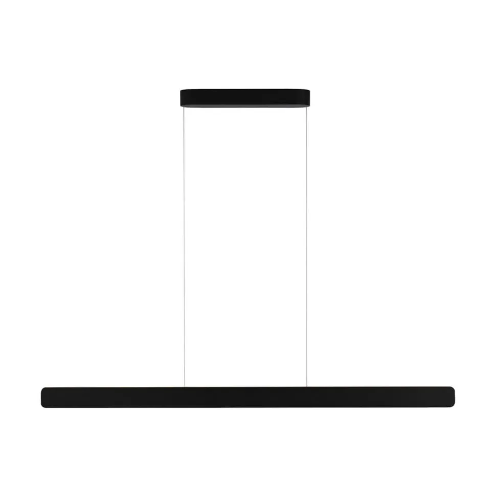 Paul Neuhaus LED-hængelampe Q-Stretto, sort, 120 cm