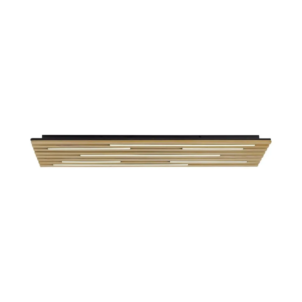 Paul Neuhaus Loftlampe Q-Acoustic træ 115 x 31 cm