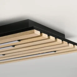Paul Neuhaus Loftlampe Q-Acoustic træ 115 x 31 cm