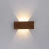 Paul Neuhaus Palma LED-væglampe i træ 32 cm