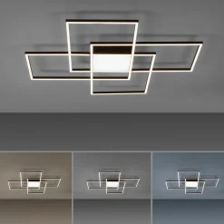 Paul Neuhaus Q-ASMIN LED-loftlampe, 80 x 80 cm