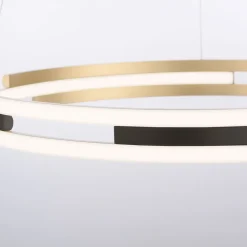 Paul Neuhaus Q-Beluga LED-hængelampe, messing
