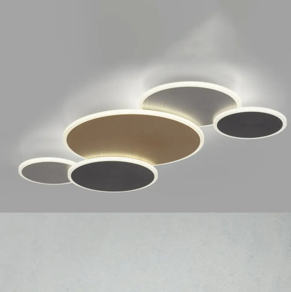 Paul Neuhaus Q-Piato LED-loftlampe, 5 lyskilder